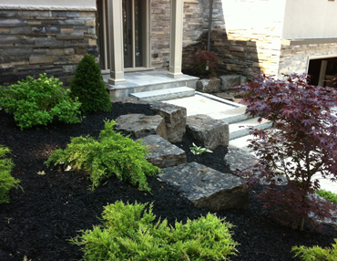 front entrance landscaping dunnville niagara hamilton burlington st anns